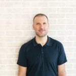 Sherwood Park physiotherapist, James Squire, at Acceleration Physiotherapy