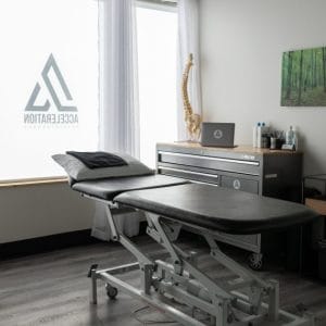 Acceleration Physiotherapy Sherwood Park private treatment room