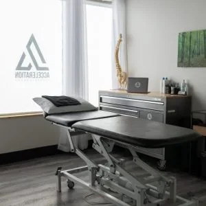 Acceleration Physiotherapy Sherwood Park private treatment room